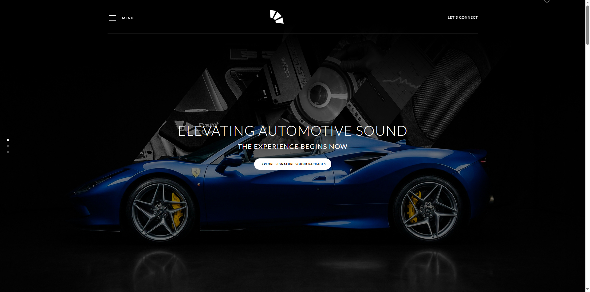 High‑performance automotive website and booking system