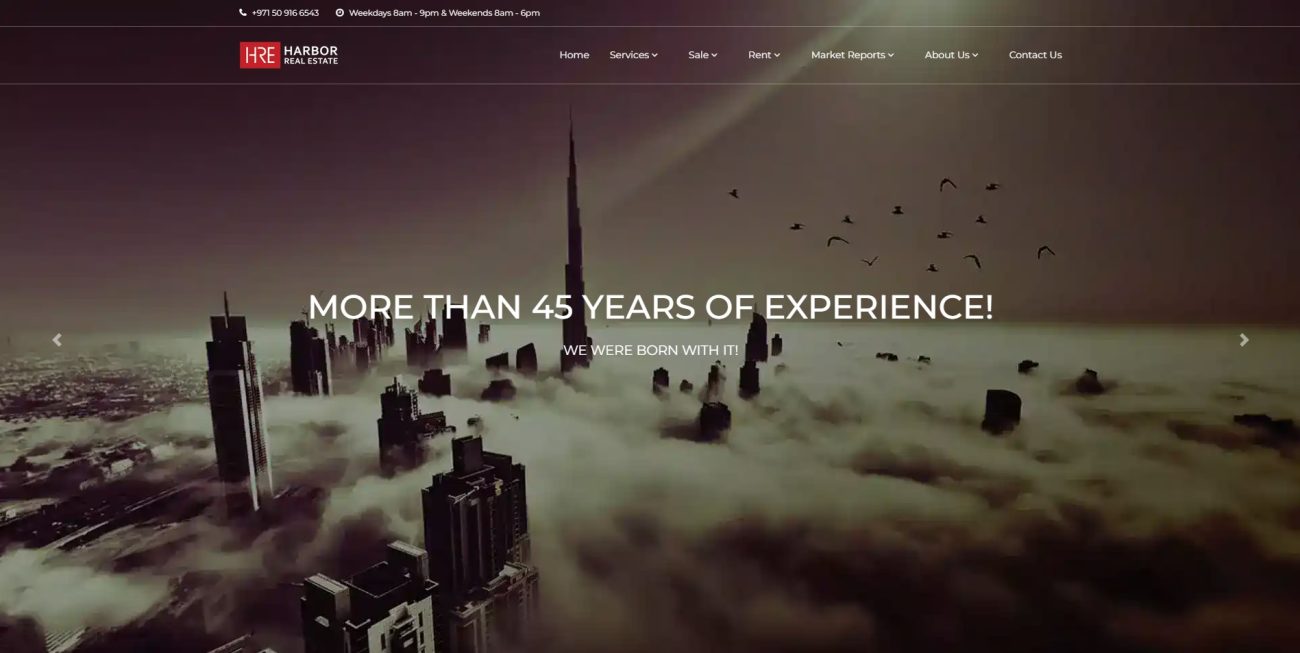 Real estate platform with listing structures and lead generation optimisation.