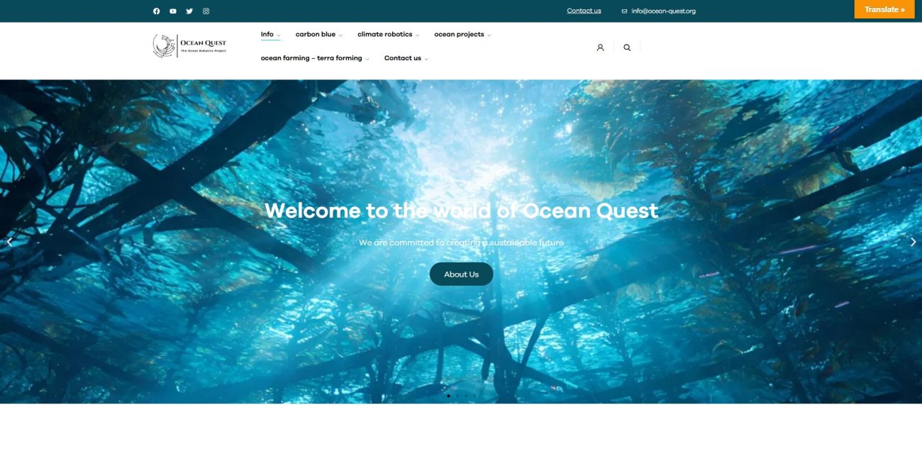 Corporate website with modern UI/UX and SEO structure