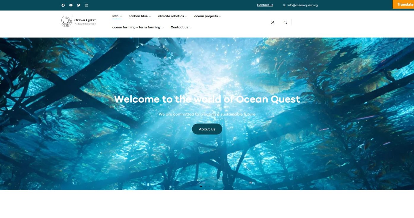 Corporate website with modern UI/UX and SEO structure