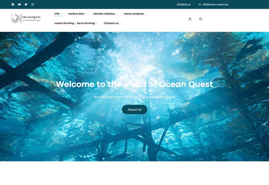 Corporate website with modern UI/UX and SEO structure