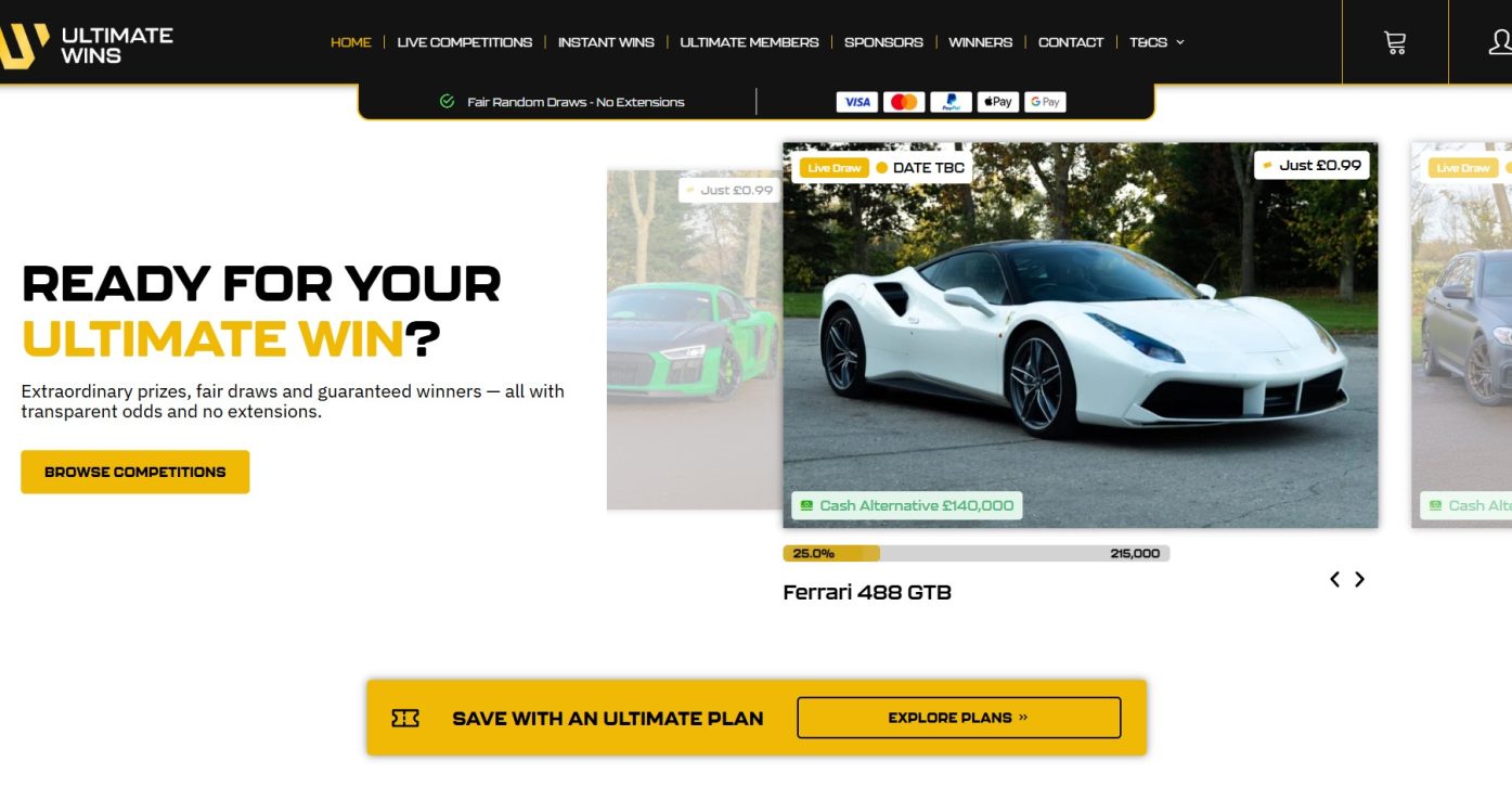 Competition platform with automated workflows and user management