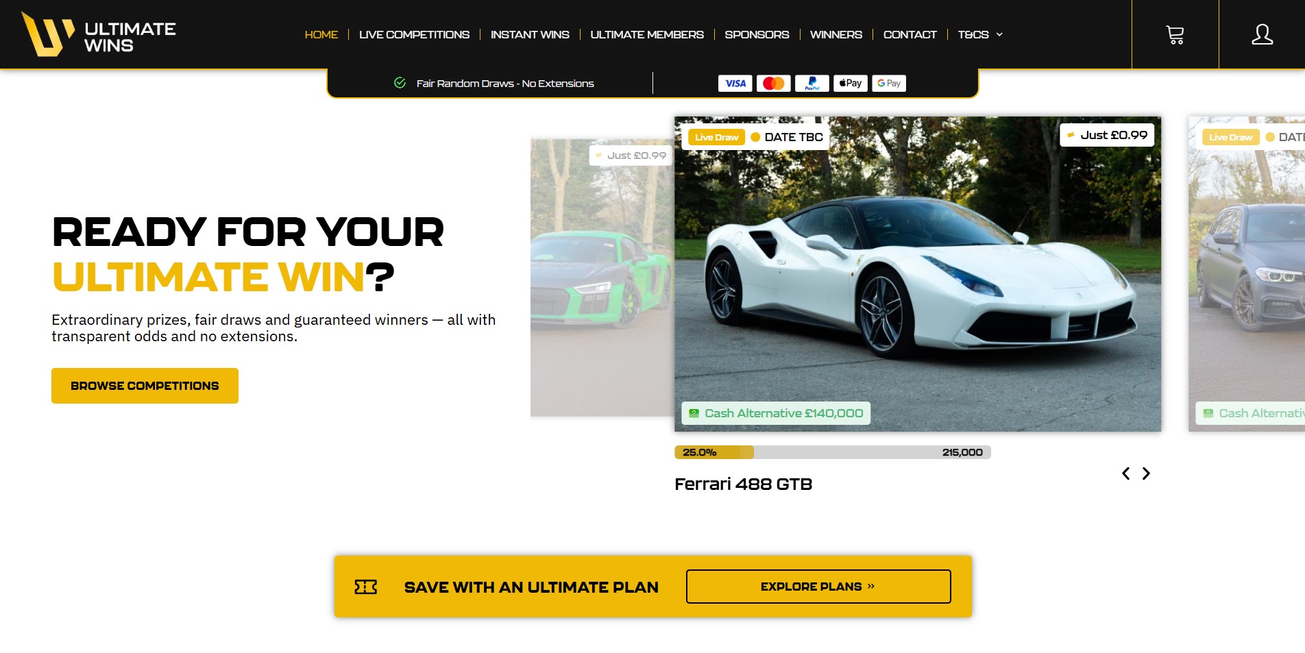Competition platform with automated workflows and user management